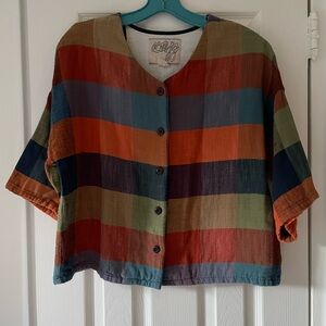 Ace & Jig Plaid Top in Hudson